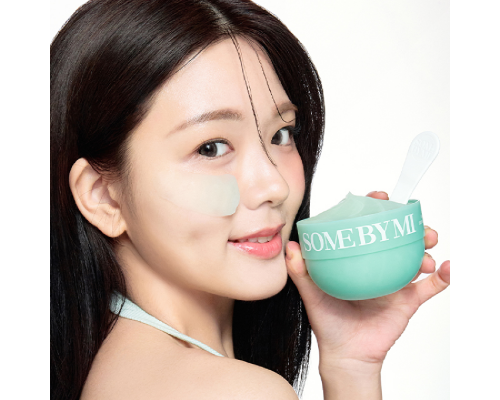 Maschera lenitiva a spirulina PDRN con texture da sorbetto 1 pezzo Some By Mi 
