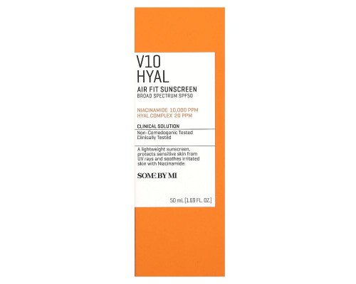 Protezione solare SPF50+ V10 HYAL Airfit Some By Mi