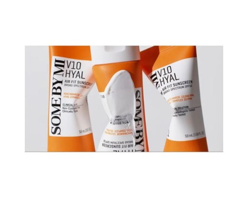 Protezione solare SPF50+ V10 HYAL Airfit Some By Mi