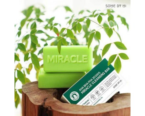 Sapone detergente agli acidi AHA, BHA e PHA contro acne 30 g 30 Days Miracle Some By Mi