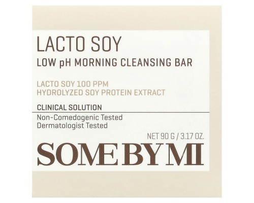 Sapone detergente mattutino a basso pH ai lattobatteri di soia Some By Mi