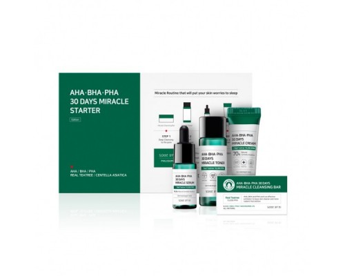 Starter Kit agli acidi AHA, BHA, PHA 30 Days Miracle Some By Mi