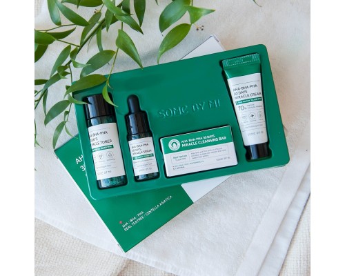 Starter Kit agli acidi AHA, BHA, PHA 30 Days Miracle Some By Mi