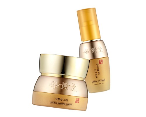 Set crema viso al ginseng e crema contorno occhi Soosul
