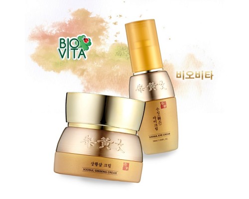 Set crema viso al ginseng e crema contorno occhi Soosul
