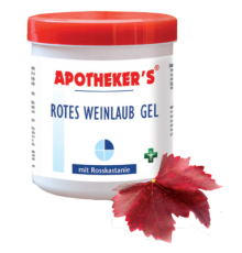 Gel alle foglie di vite rossa 500 ml Apotheker's