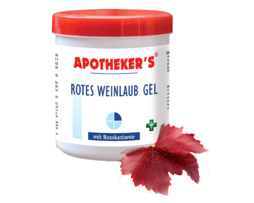 Gel alle foglie di vite rossa 500 ml Apotheker's