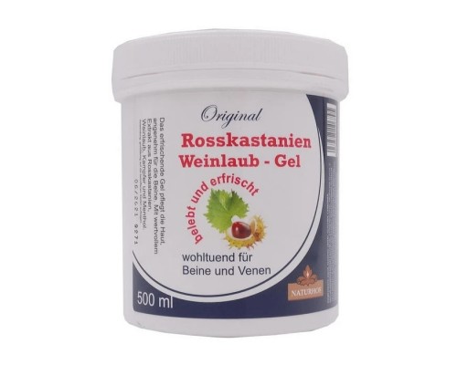 Gel per affaticamento delle gambe e problemi alle vene 500 ml Naturhof