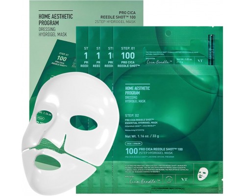 Maschera idrogel monouso a 2 passi alle spicole e centella Pro Reedle Shot 100 VT Cosmetics