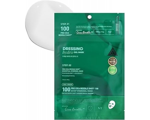 Maschera idrogel monouso a 2 passi alle spicole e centella Pro Reedle Shot 100 VT Cosmetics