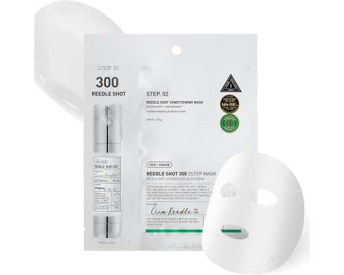 Maschera monouso a 2 passi alle spicole Vt Reedle Shot 300 VT Cosmetics