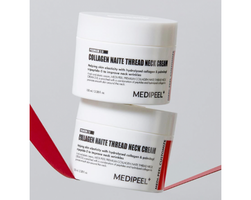 Crema premium collo e zona décolleté al collagene Thread Naite 2.0 100 ml Medi-Peel 