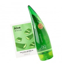 Set aloe: maschera monouso e gel