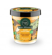 Scrub corpo per rinnovo immediato Sorbetto Zucchero & Mango Organic Shop