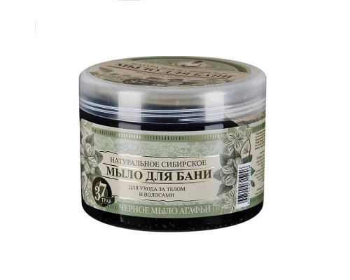 Sapone nero Ricette di nonna Agafia