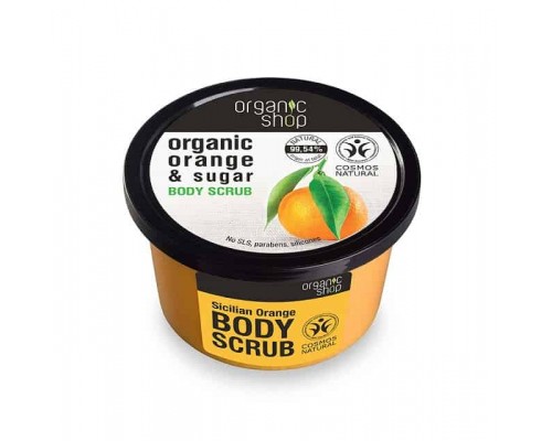 Scrub corpo arancia siciliana Organic Shop 