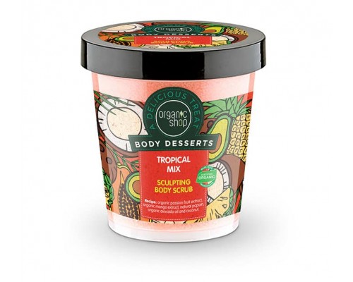 Scrub corpo rimodellante anticellulite mix tropicale Organic Shop