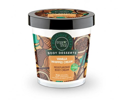 Crema corpo idratante Vaniglia Montata Body Desserts Organic Shop