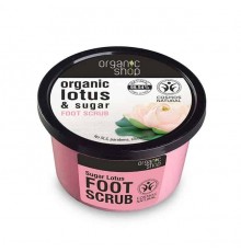 Scrub piedi fior di loto e zucchero Organic Shop