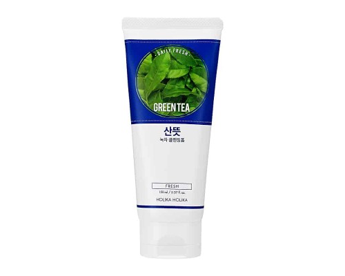 Очищающая пенка с зеленым чаем Holika Holika 