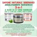 SET Sapone siberiano: nero, bianco, floreale Ricette di nonna Agafia