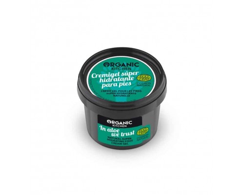 Crema in gel piedi super idratante naturale In aloe we trust Organic Kitchen
