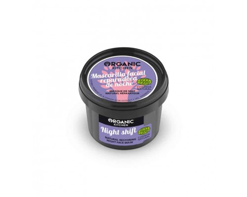 Maschera viso notte riparatrice naturale Night shift Organic Kitchen