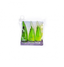Set mini per la cura del viso e del corpo all'aloe di Jeju Holika Holika