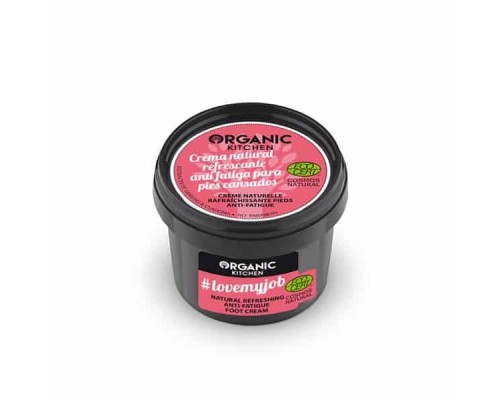 Crema per i piedi anti-fatica rinfrescante naturale Lovemyjob Organic Kitchen