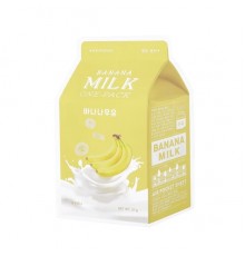 Maschera monouso alla banana e latte A’pieu