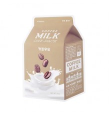 Maschera monouso al caffè e latte A’pieu