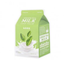 Maschera monouso al tè verde e latte A’pieu