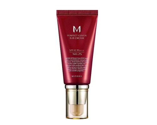 BB Crema No.25 (Warm Beige) 50 ml Perfect Cover M Missha