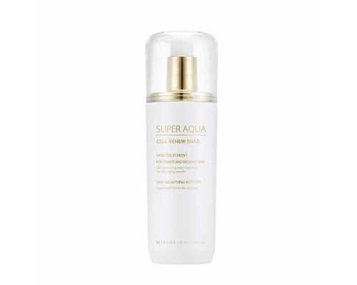 Увлажняющий тоник для лица с муцином улитки Super Aqua Cell Renew Snail Missha 