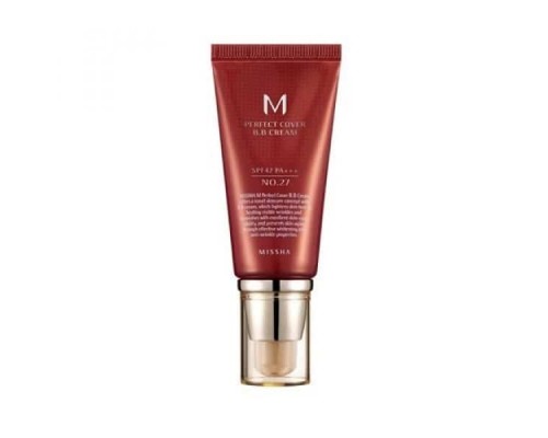 BB Crema No.27 (Honey Beige) 50 ml Perfect Cover M Missha