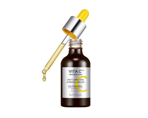 Ampoule rassodante e antimacchie all'acido ascorbico Vita C Missha