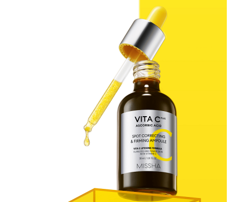 Ampoule rassodante e antimacchie all'acido ascorbico Vita C Missha