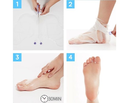 Calzini peeling Piedi morbidi in 30 minuti A'pieu