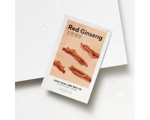 Maschera in tessuto al ginseng rosso Airy Fit Missha