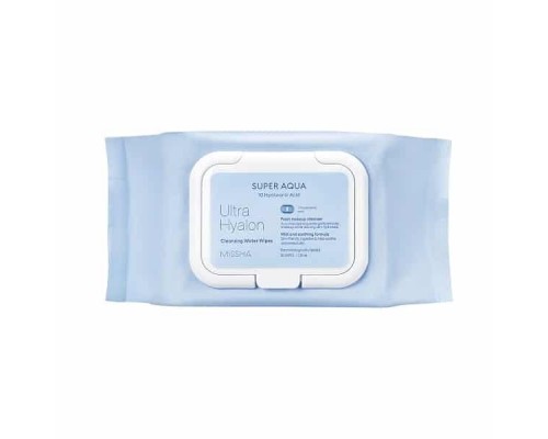Salviette detergenti all'acido ialuronico Super Aqua Missha