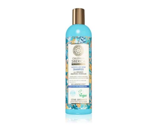 Shampoo all'olivello spinoso per capelli deboli e danneggiati Natura Siberica