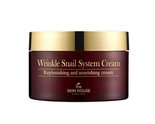 Crema viso anti-rughe alla bava di lumaca 100 ml Wrinkle Snail System The Skin House