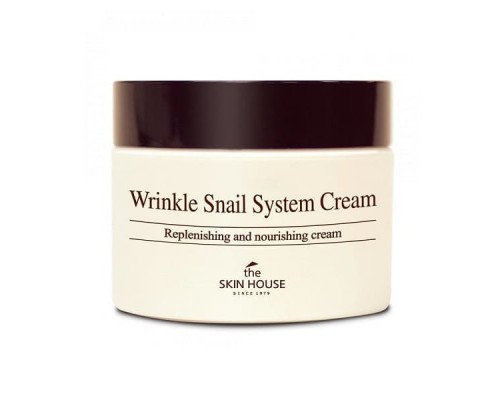 Crema viso anti-rughe alla bava di lumaca 50 ml Wrinkle Snail System The Skin House