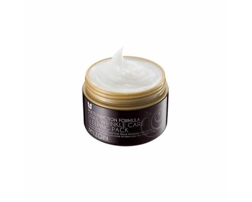Maschera notte antirughe alla bava di lumaca Mizon