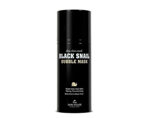 Maschera viso ossigenata alla bava di lumaca e carbone The Skin House