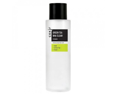 Toner viso purificante al tè verde e BHA Coxir