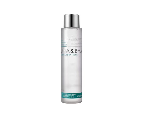 Toner per la pulizia quotidiana agli acidi AHA & BHA Mizon
